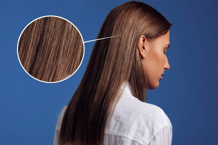 structure des cheveux épais 